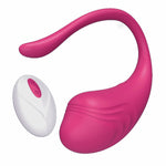 Tamago Rechargeable Vibrating Egg With Remote Rosa