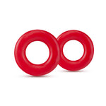 Stay Hard Donut Rings Rosso