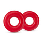 Stay Hard Donut Rings Oversized Rosso