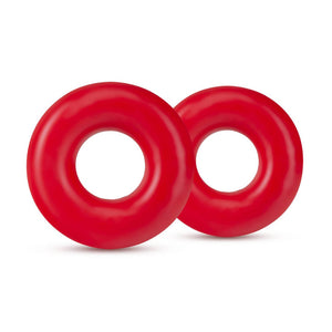 Stay Hard Donut Rings Oversized Rosso