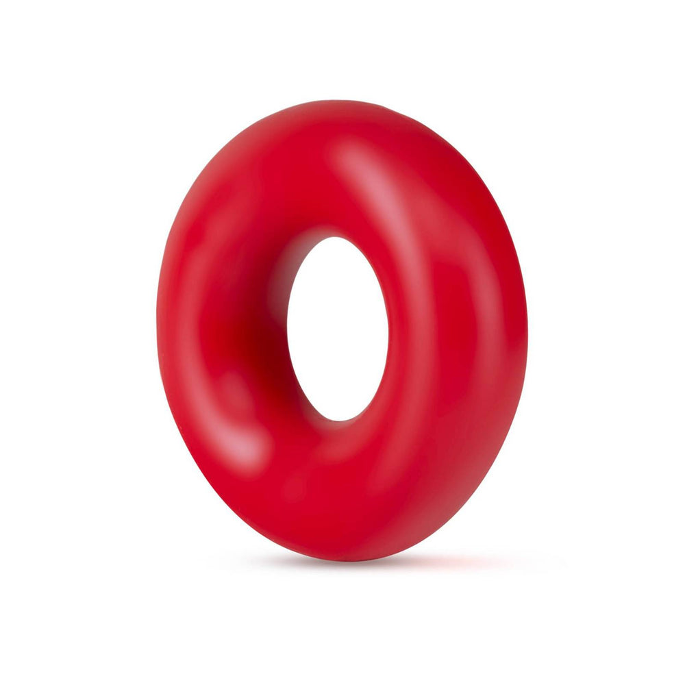 Stay Hard Donut Rings Oversized Rosso