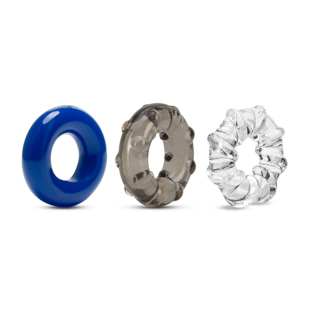Stay Hard Triple Stretch 3Pack Cockrings