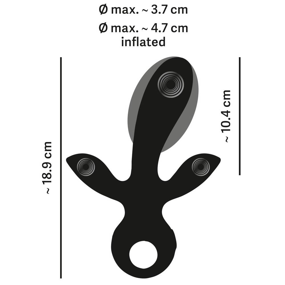 Inflatable Triple Vibrator