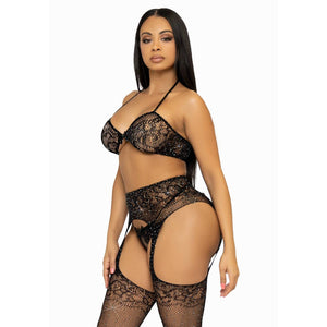 Set tre Pezzi 81656 Nero - Tg. O/S