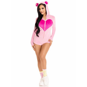 Sweetheart Bear velvet romper - Tg. S