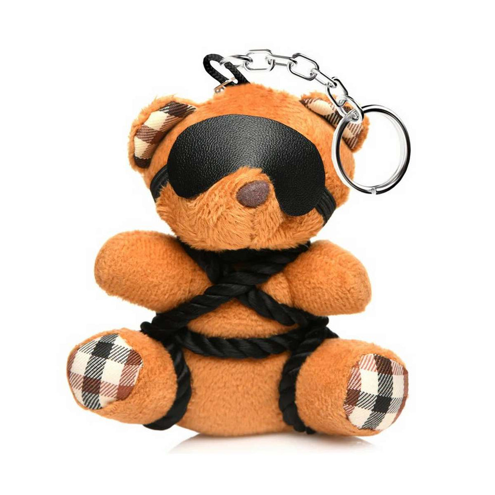 Rope Bondage Bear Keychain