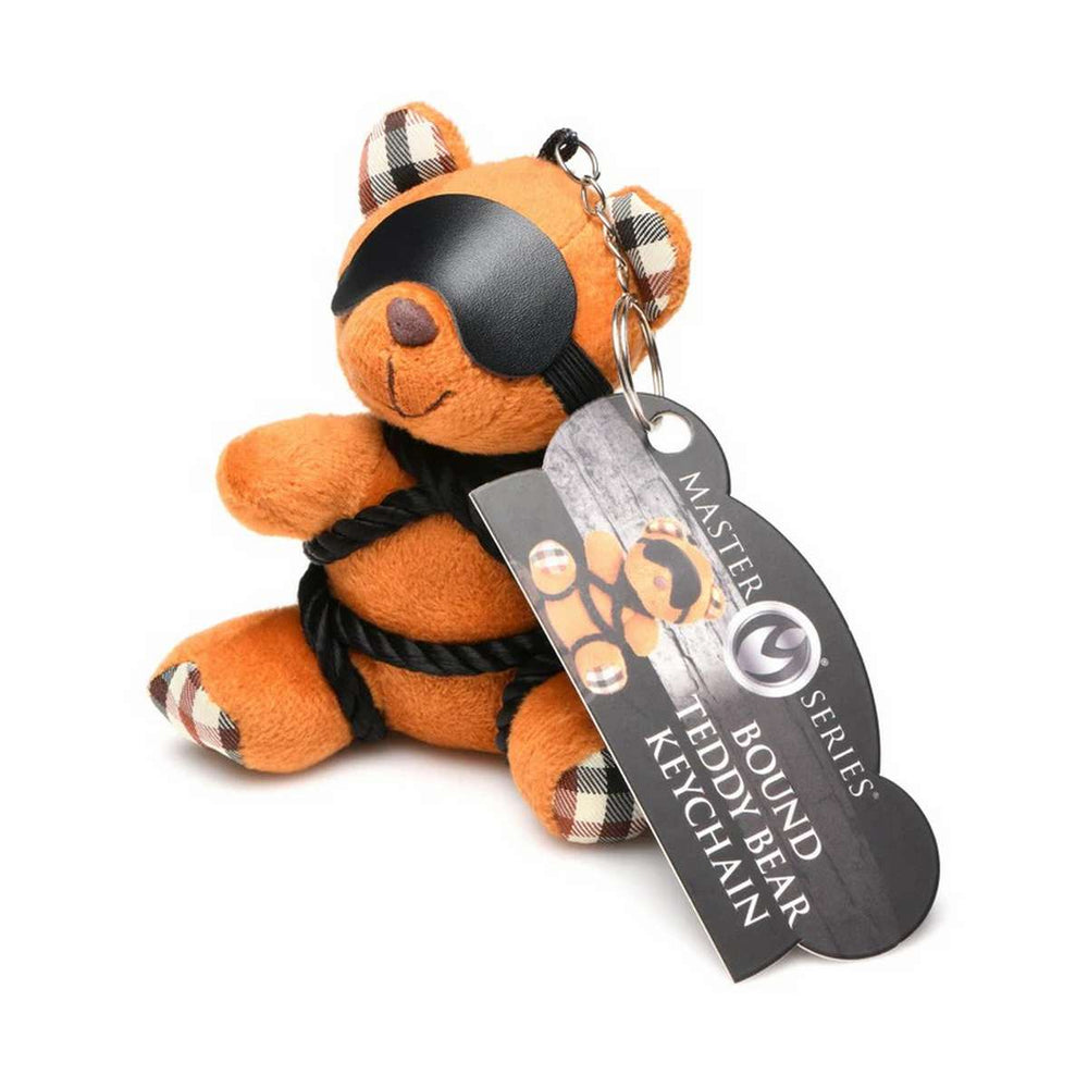 Rope Bondage Bear Keychain