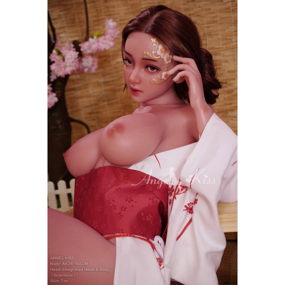 ANGEL KISS - Tsuki 155 cm (All in One) (Silicone)