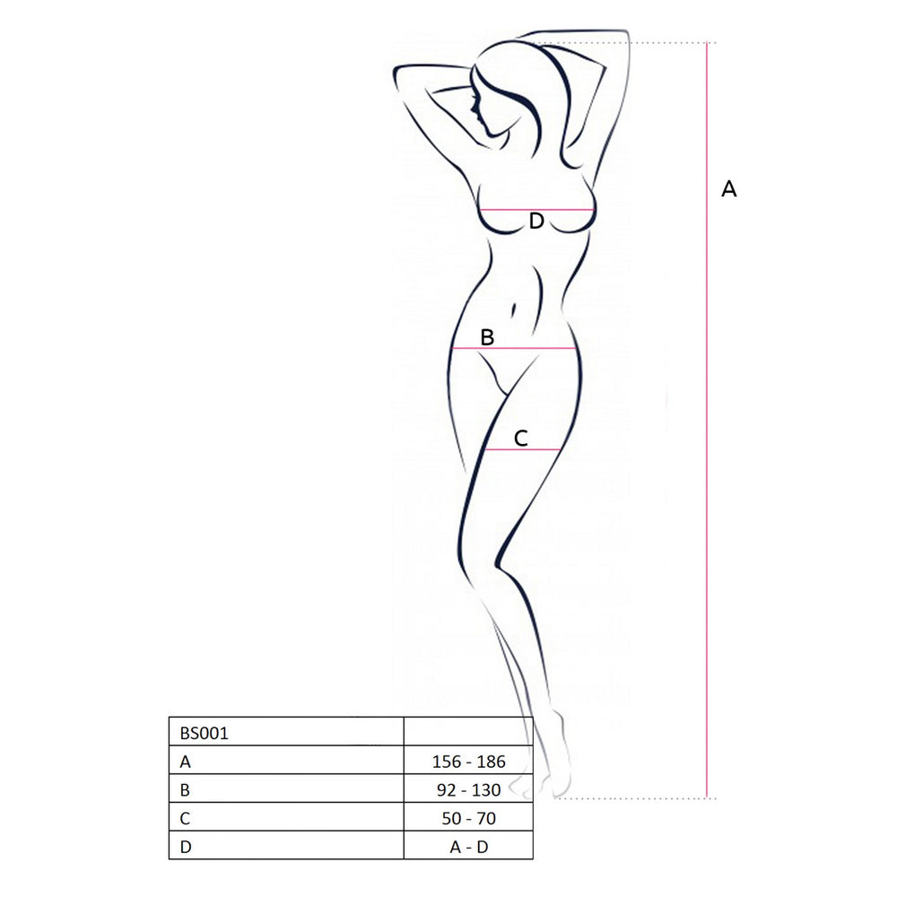 Bodystocking BS001 Bianco - S/L