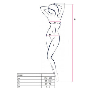 Bodystocking BS001 Bianco - S/L