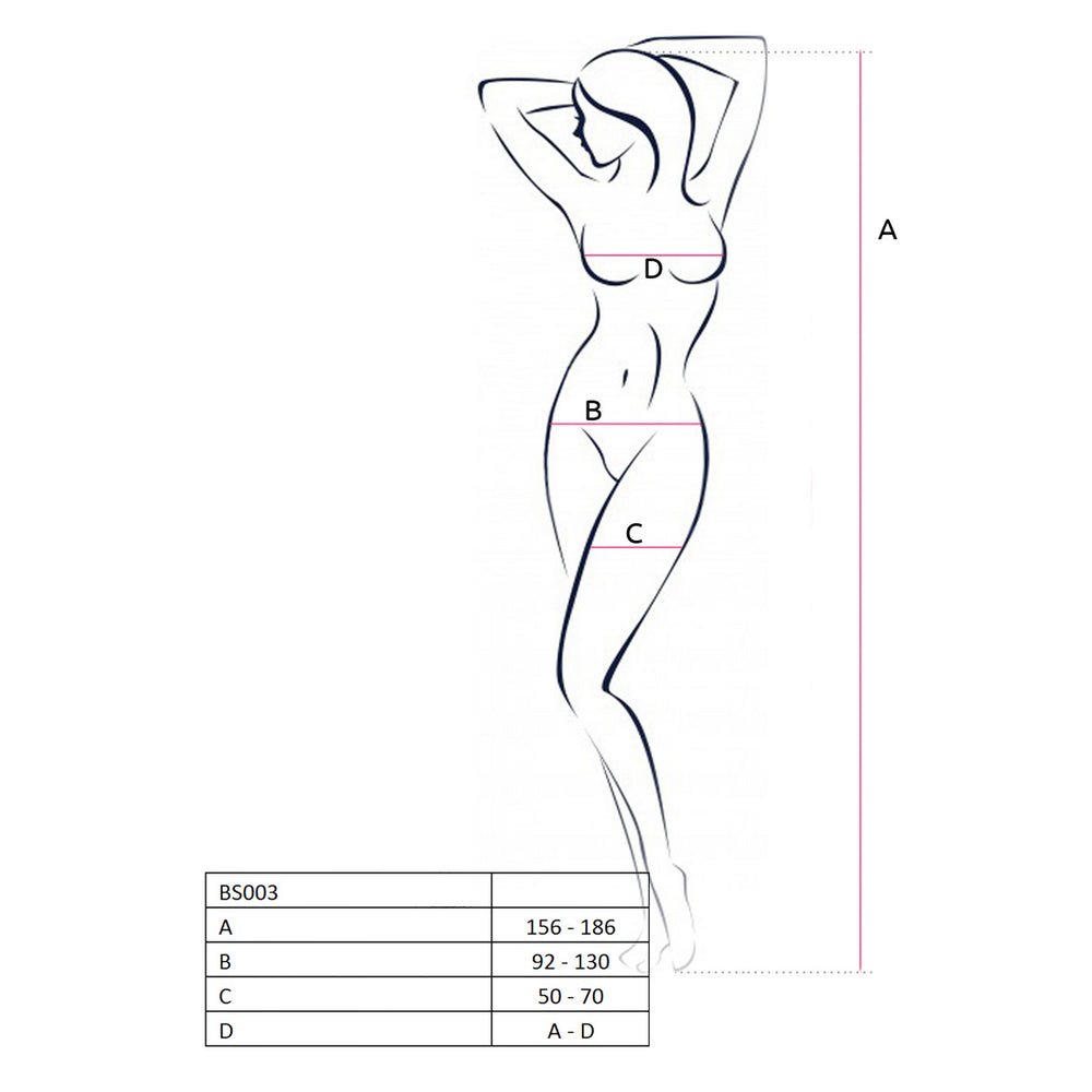 Bodystocking BS003 Bianco - S/L