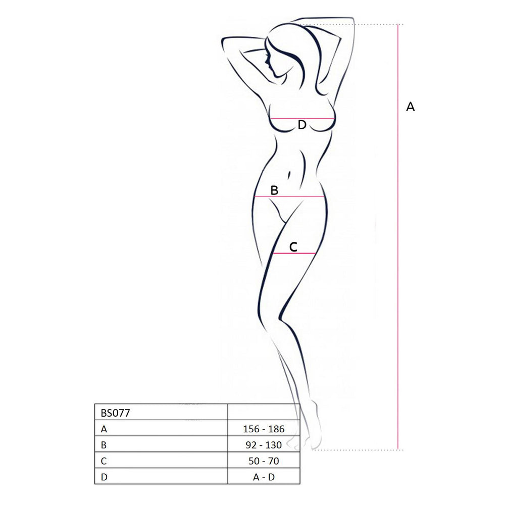 Bodystocking BS077  Bianco - S/L