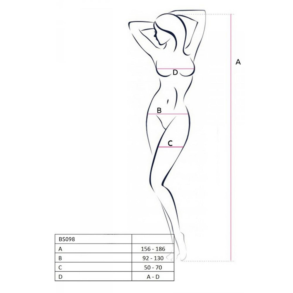 Bodystocking BS098 Nero - S/L