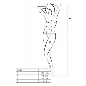 Bodystocking BS098 Nero - S/L