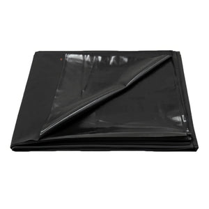 Copriletto Matrimoniale in PVC Nero