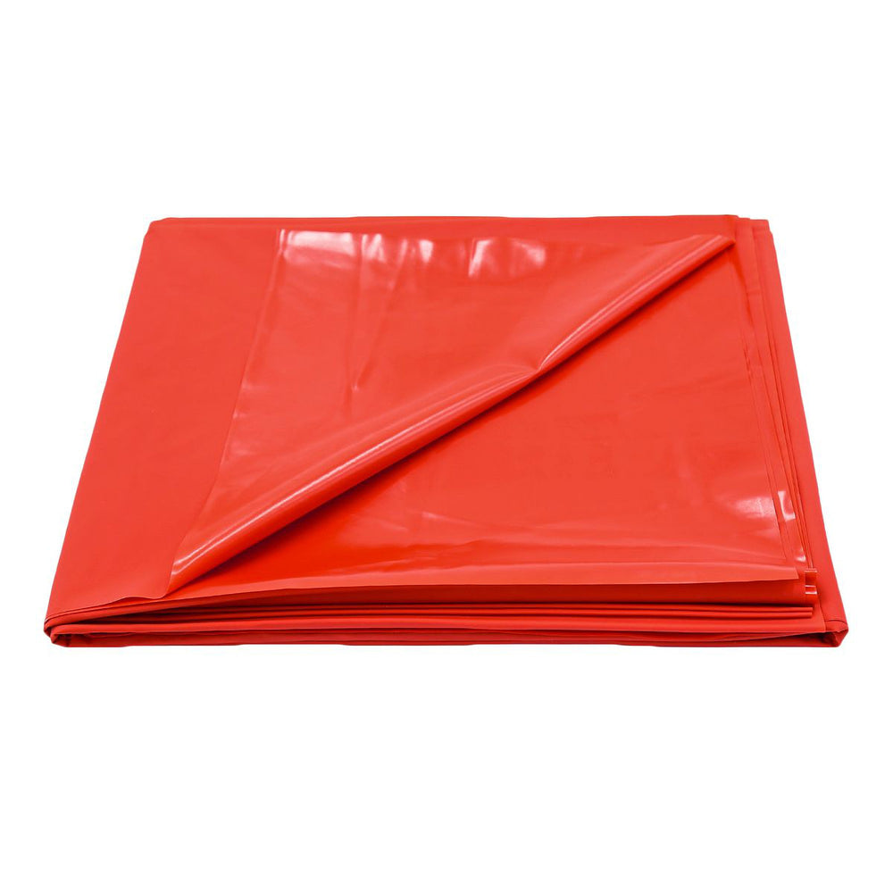 Copriletto Matrimoniale in PVC Rosso
