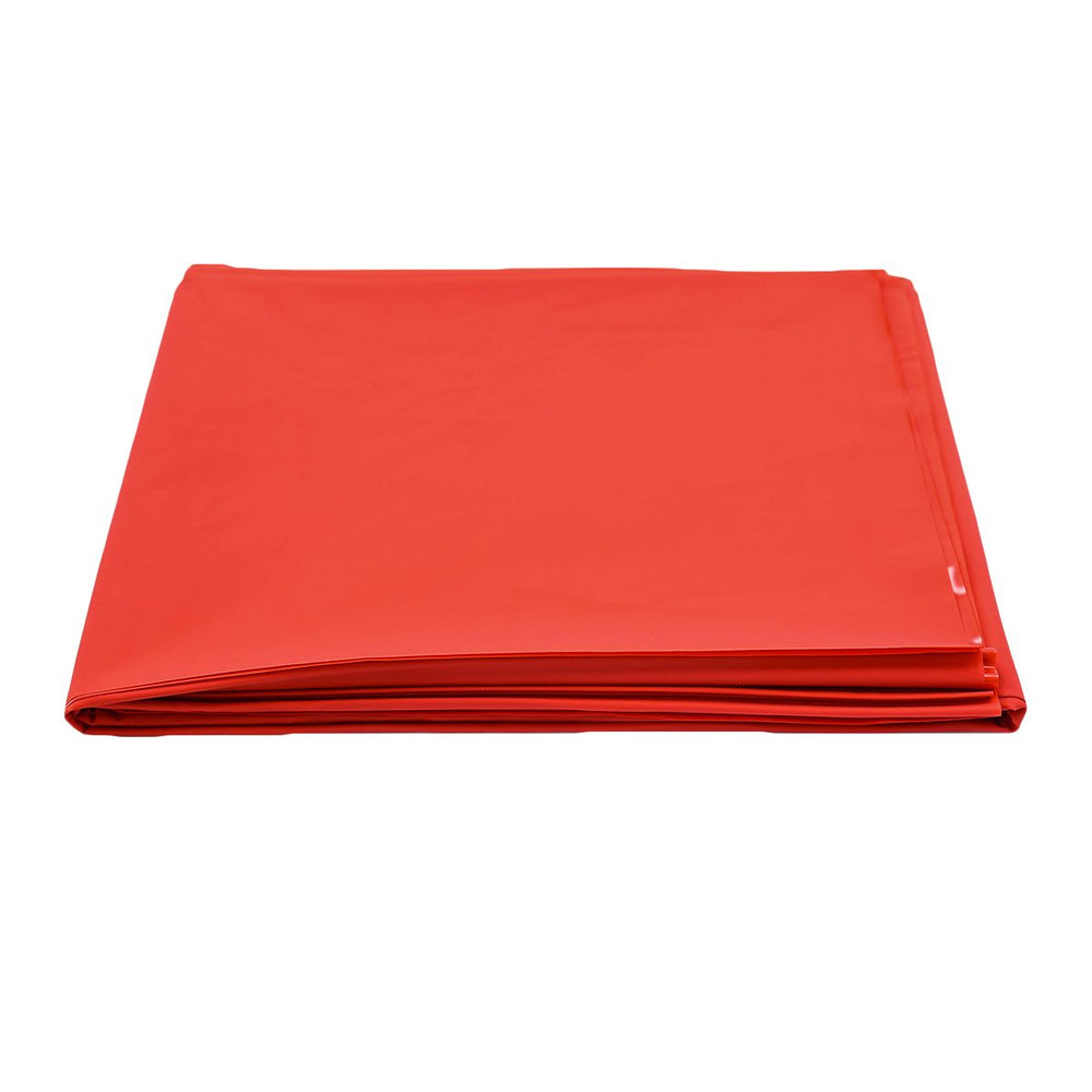 Copriletto Matrimoniale in PVC Rosso