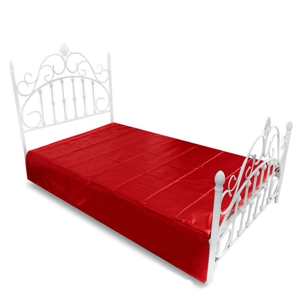 Copriletto Matrimoniale in PVC Rosso