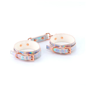 Cosmo Bondage Wrist Cuffs - Holographic