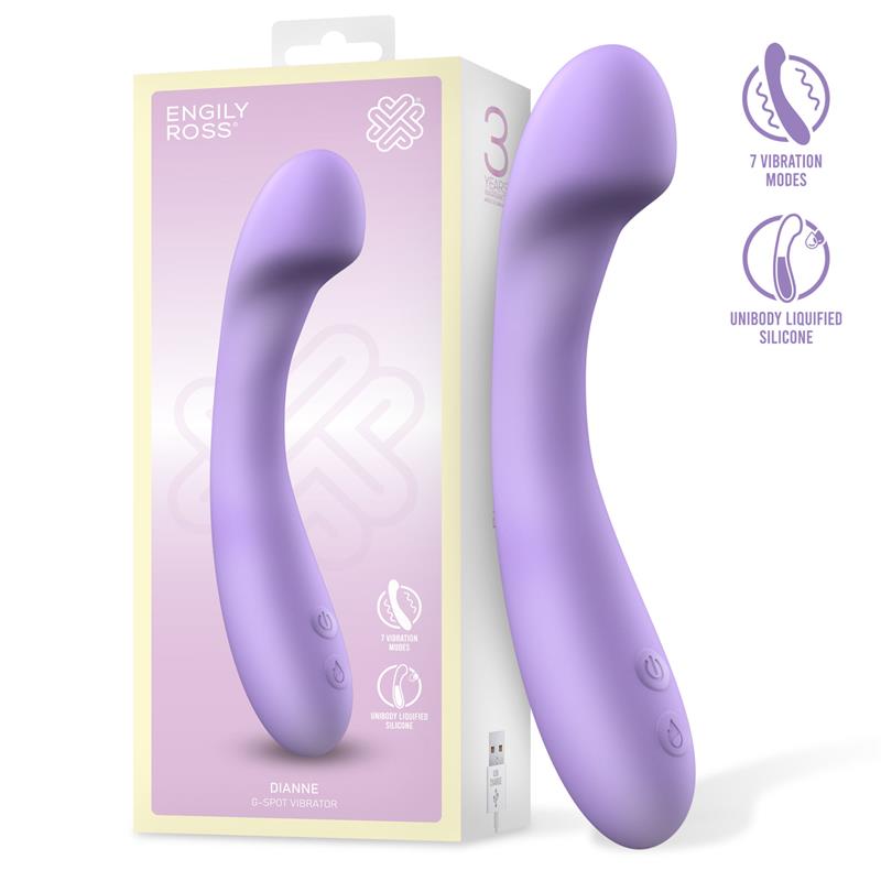 Engily Ross Dianne Vibe Liquid Silicone G-Spot Bendable USB