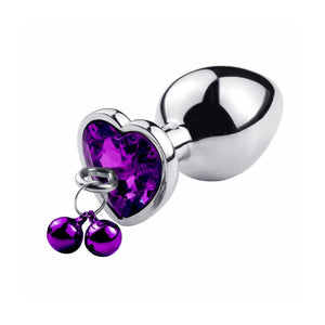 Heart shape Buttplug - Jingle Bells & Leash Viola