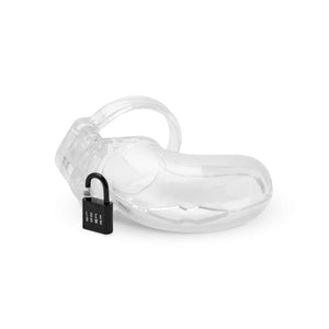 Lockdown Chastity Cage Trasparente - M