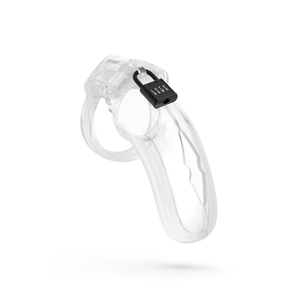 Lockdown Chastity Cage Trasparente - L