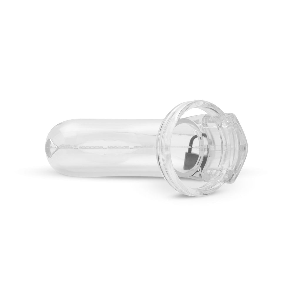 Lockdown Chastity Cage Trasparente - L