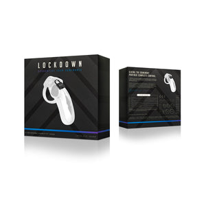 Lockdown Chastity Cage Trasparente - L