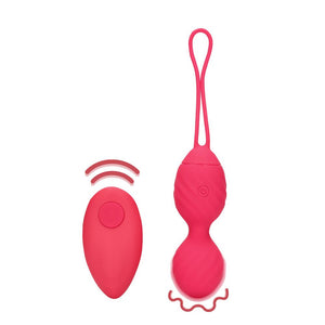 Loveline Vibrating Egg with Remote Control - Rosso