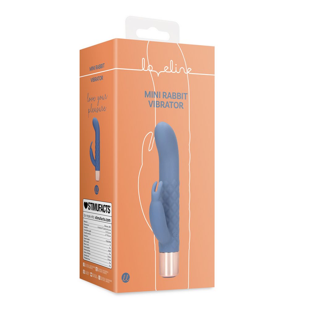 Loveline Mini Rabbit Vibrator - Blu