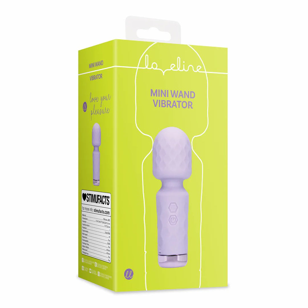 Loveline Mini Wand Vibrator - Lilla