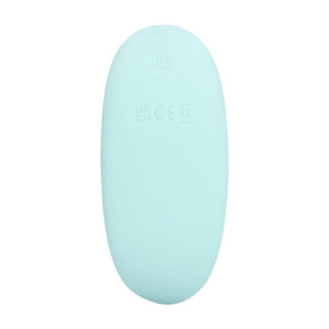 Loveline Three-In-One Liquid Silicone Vibrator - Azzurro
