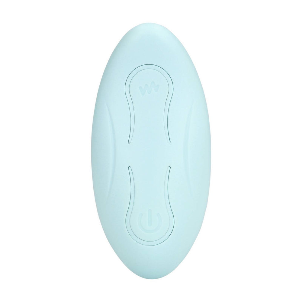 Loveline Three-In-One Liquid Silicone Vibrator - Azzurro