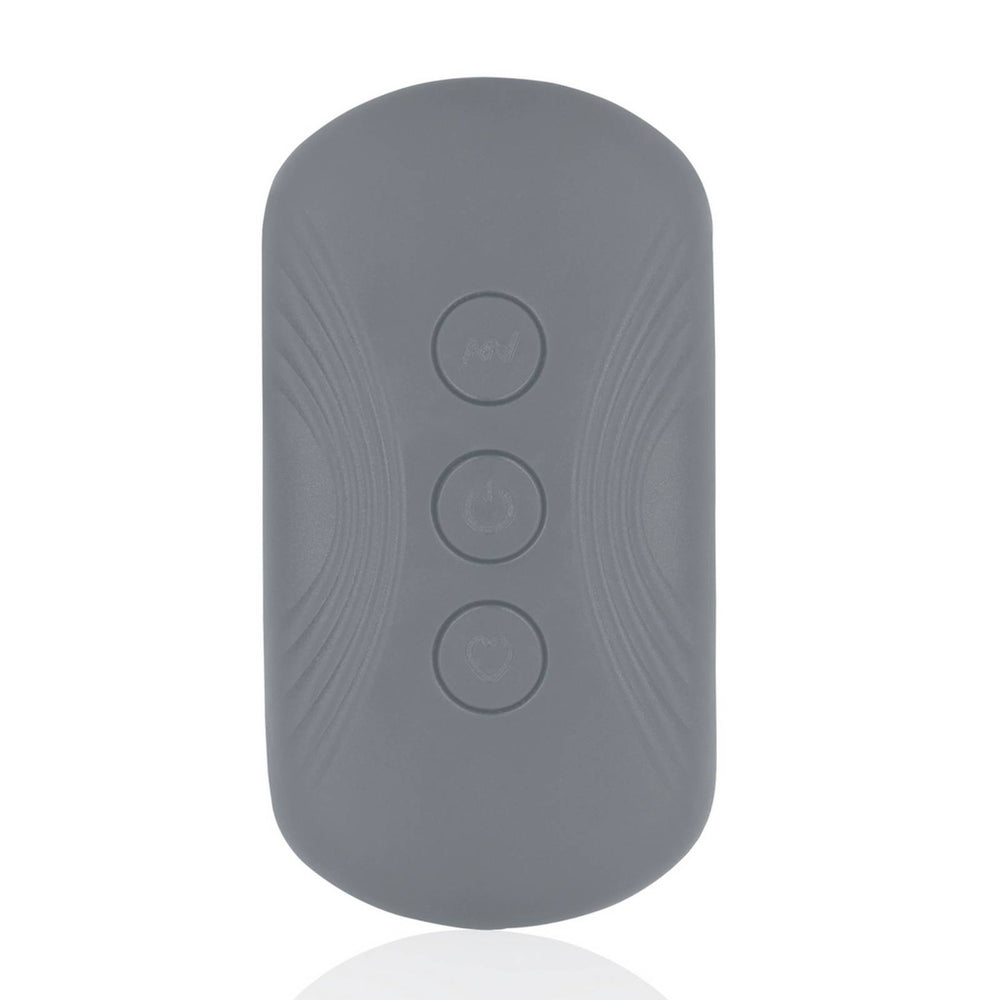 Rotating Prostate Stimulator with Remote Control - Grigio