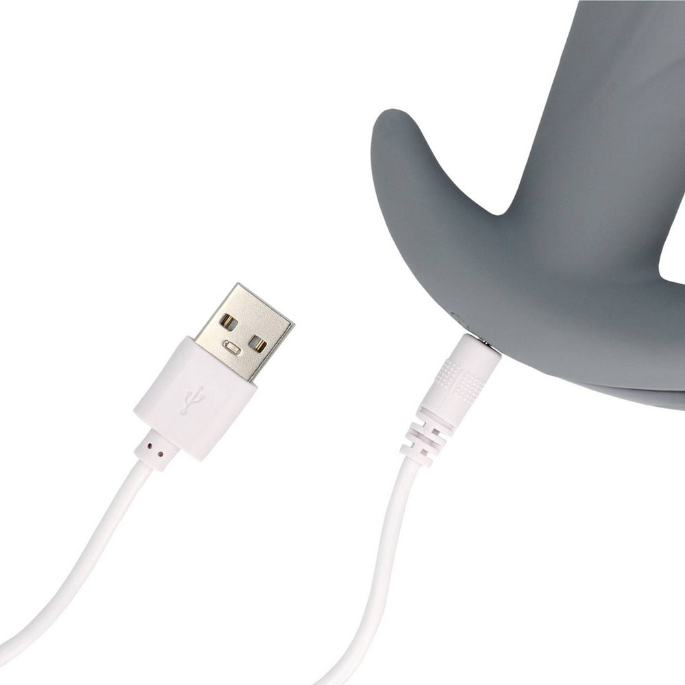 Rotating Prostate Stimulator with Remote Control - Grigio