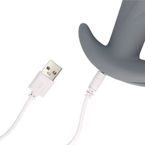 Rotating Prostate Stimulator with Remote Control - Grigio