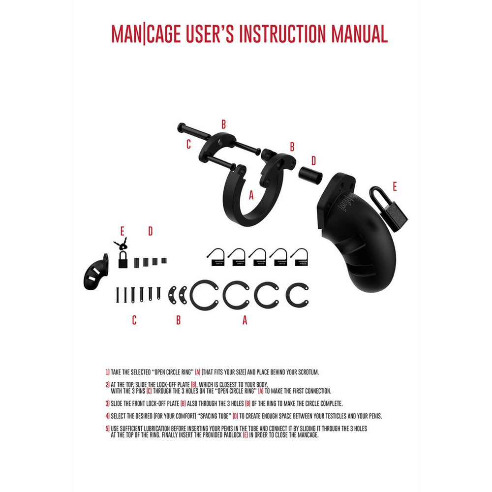 Cock Cage Model 20 Nero