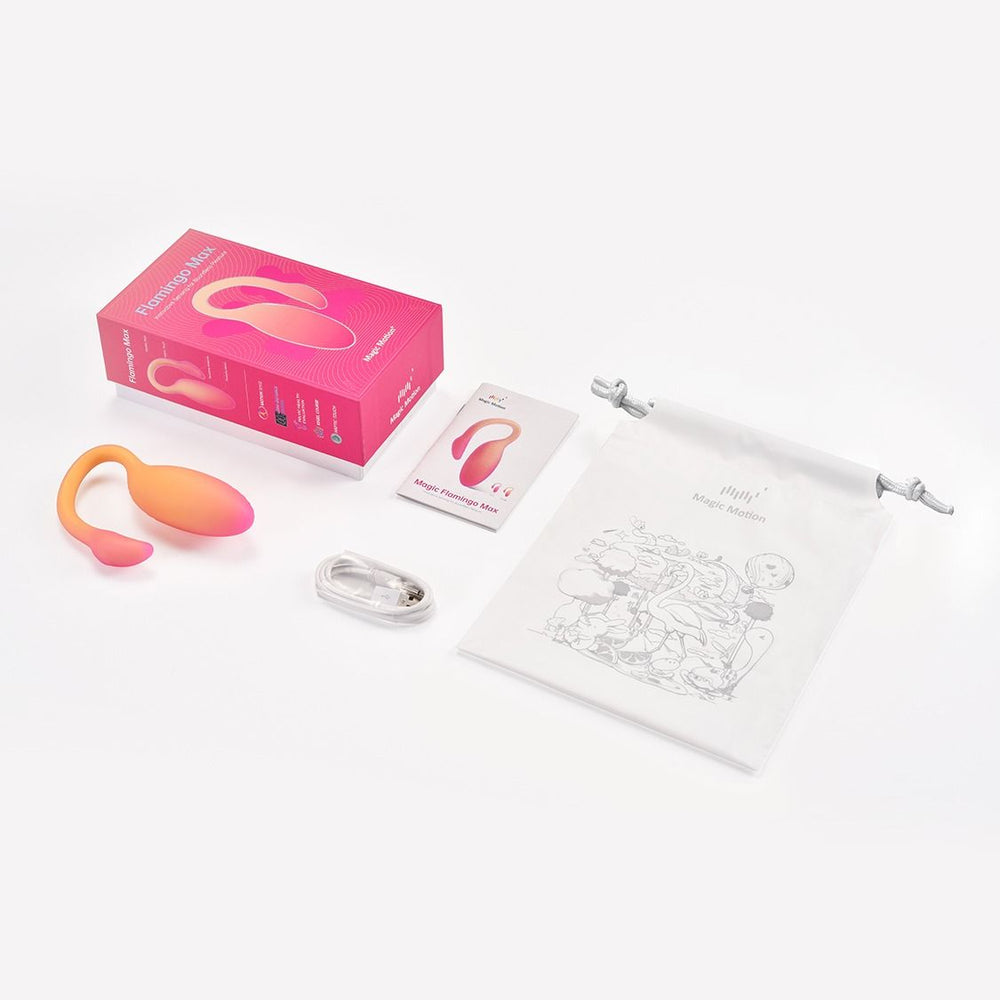 Flamingo Max Vibrating Egg & Kegel Trainer in One - Arancio
