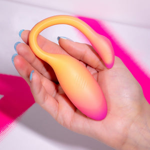 Flamingo Max Vibrating Egg & Kegel Trainer in One - Arancio