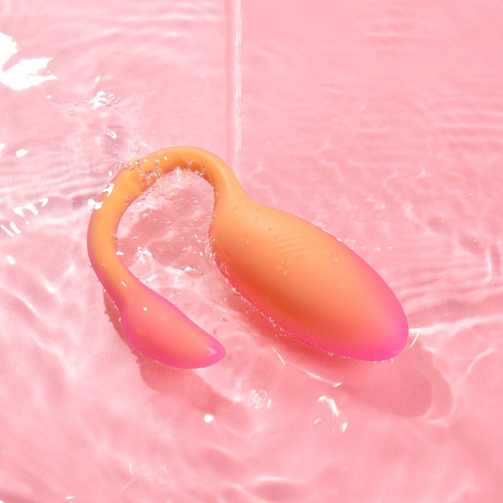 Flamingo Max Vibrating Egg & Kegel Trainer in One - Arancio