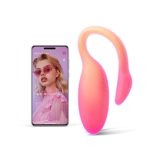 Flamingo Max Vibrating Egg & Kegel Trainer in One - Arancio