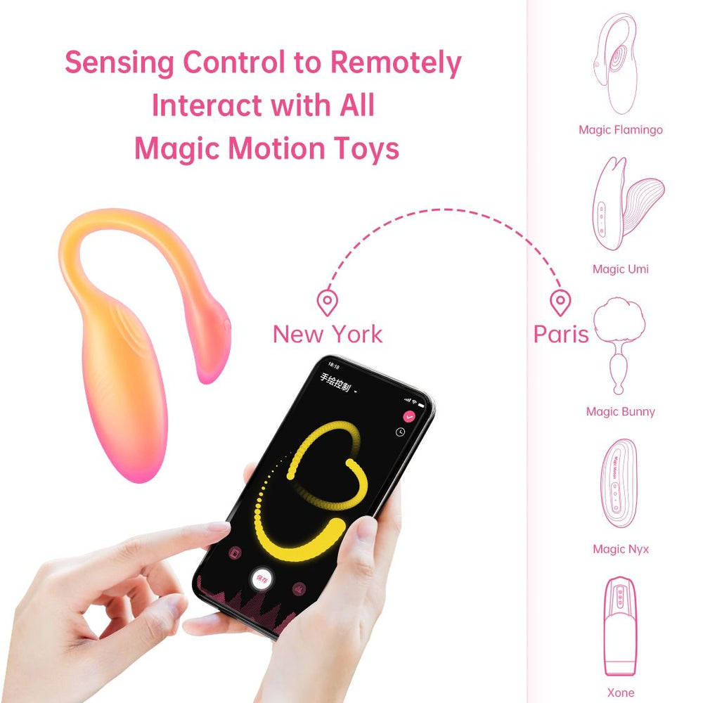 Flamingo Max Vibrating Egg & Kegel Trainer in One - Arancio