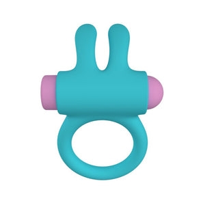 Riny Vibrating Ring With Remote Control Blue