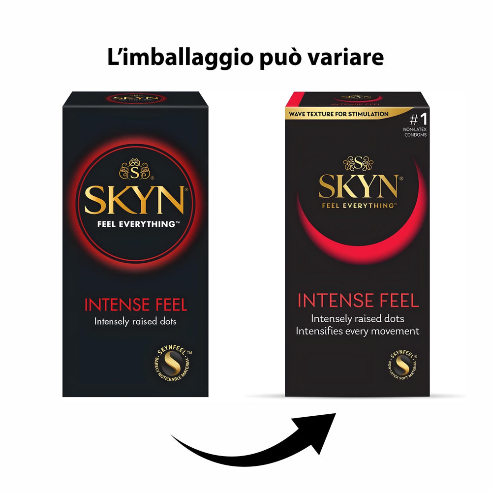 Skyn Intense Feel - 10 pezzi (Senza Lattice)