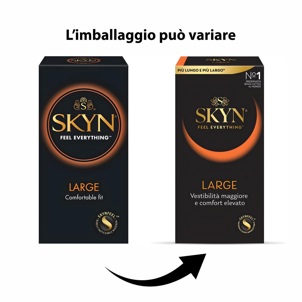 Skyn Large - 10 pezzi (Senza Lattice)