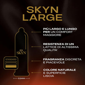 Skyn Large - 10 pezzi (Senza Lattice)