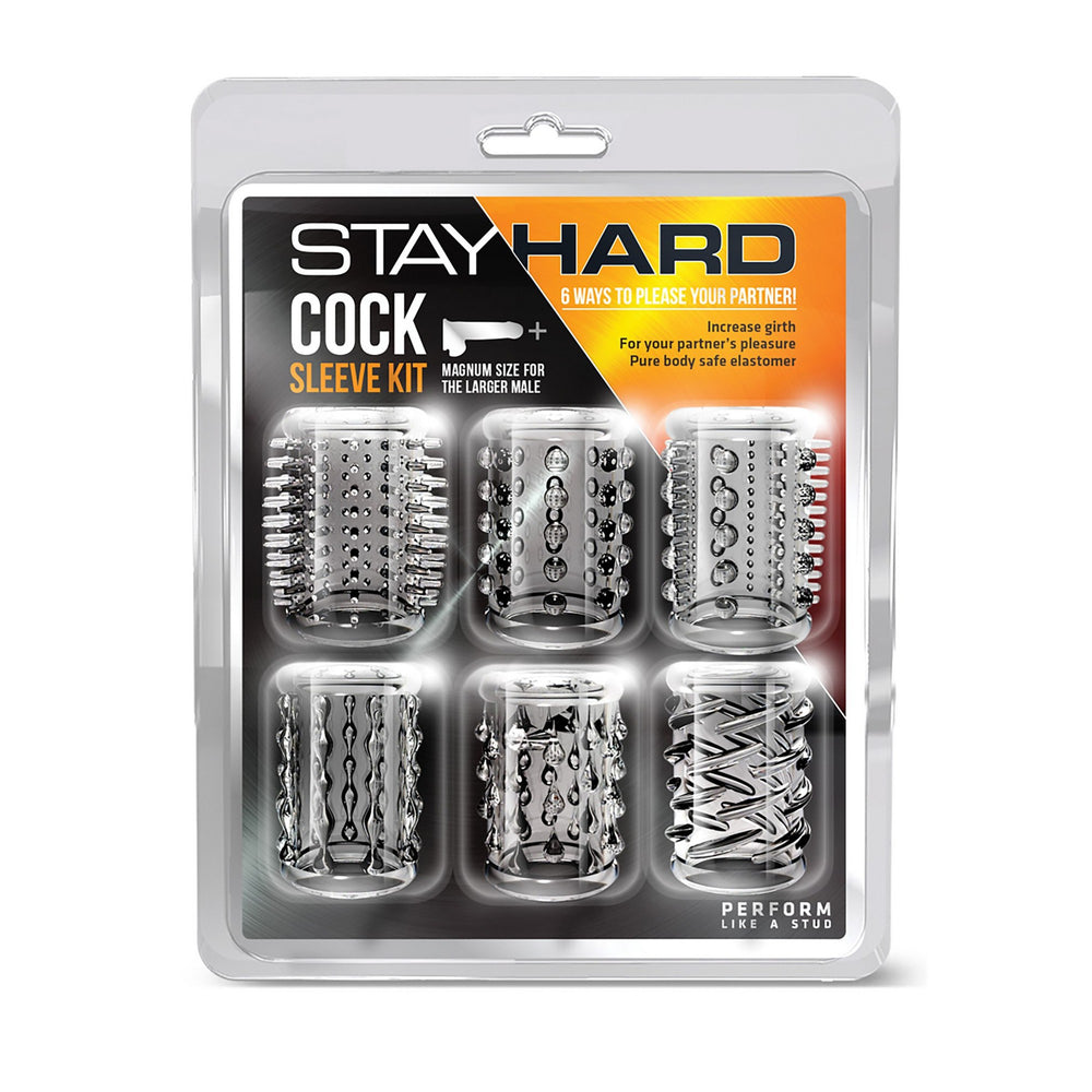 Kit Stay Hard Cock Sleeve - Trasparente