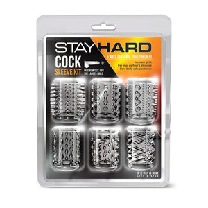 Kit Stay Hard Cock Sleeve - Trasparente