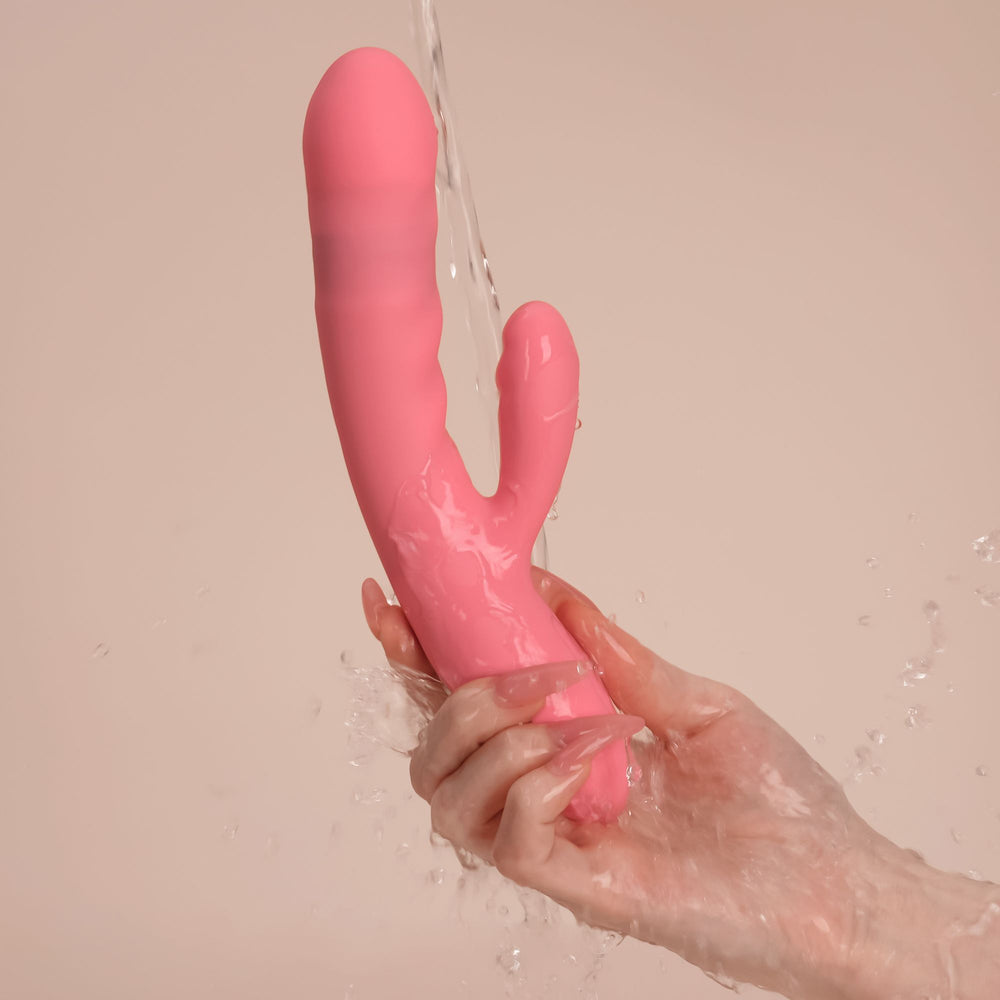 Svakom - Avery Powerful Thrusting Vibrator Rosa